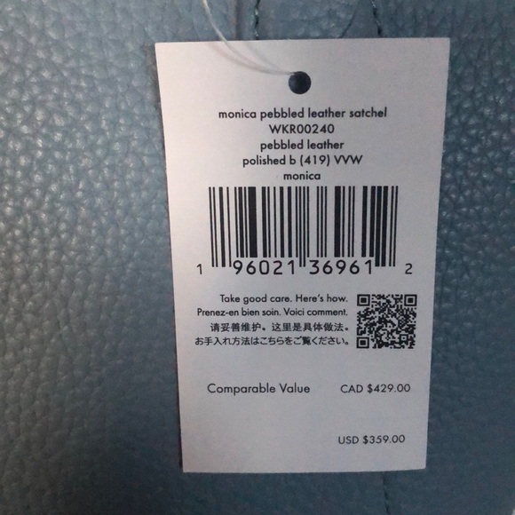 🔥NWT Kate Spade Monica Pebbled Leather Satchel - Picture 5 of 7